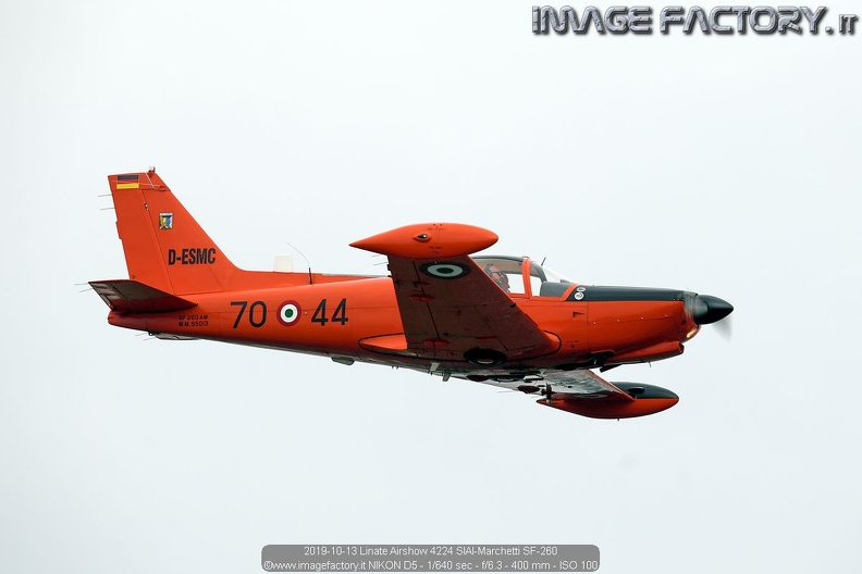 2019-10-13 Linate Airshow 4224 SIAI-Marchetti SF-260.jpg